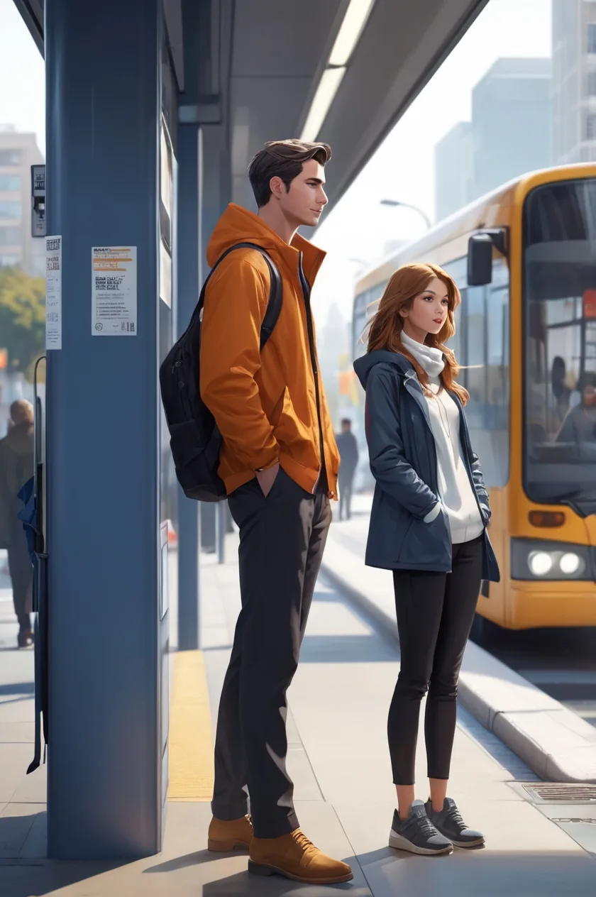 Day14 – Meeting at the bus stop easy  english conversation