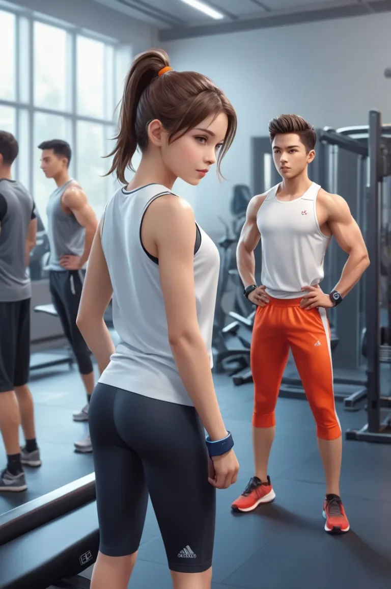 Talking to a gym trainer - Fitness conversation