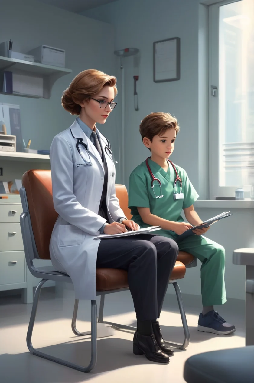 Visiting a doctor for fever english conversation