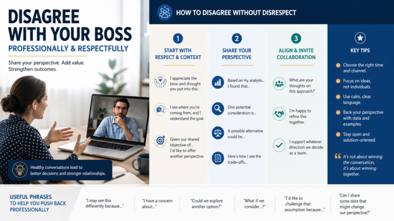 Polite English Phrases to Disagree with Your Boss or Team Leader – Conversation In Professional English
