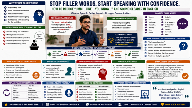 The Verbal Clutter Trap: How to Eliminate Excessive Filler Words in English and Own Your Silence in Professional Conversations